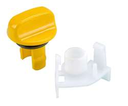 Thetford toilet C-250 - C-260 Drejeknap til bundtank.